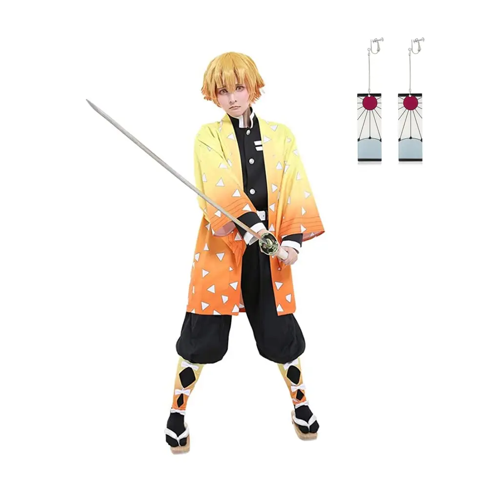 Spirit Halloween Demon Slayer Zenitsu Costume For Kids - Officially Licensed Anime Cosplay Outfit - View #3