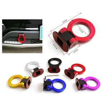 

Car Trailer Hooks Sticker Decoration Car Rear Front Affix Trailer Racing Ring Vehicle Towing Hook Simulation Decorative
