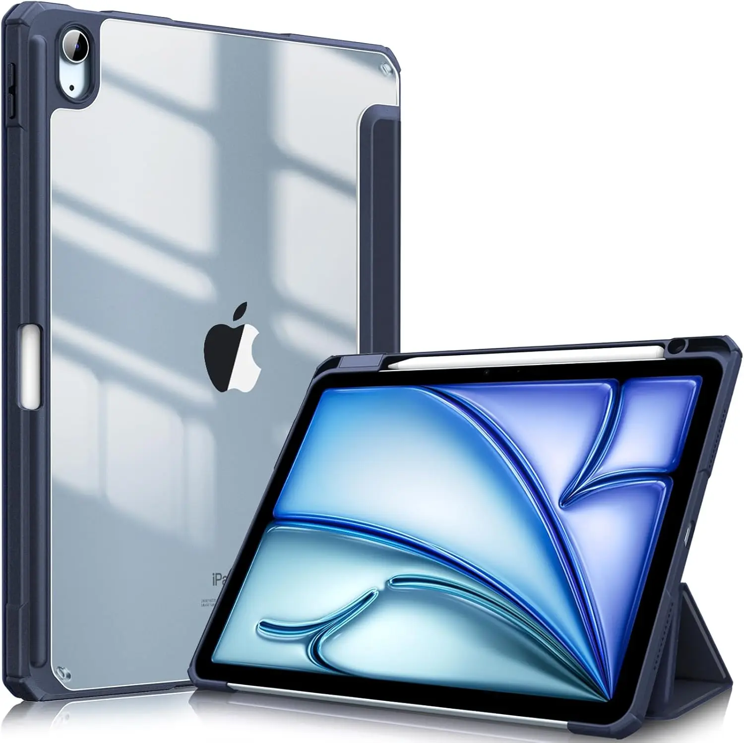 Sleek Protective Clear Back iPad Air Case - 10.9 to 11-Inch