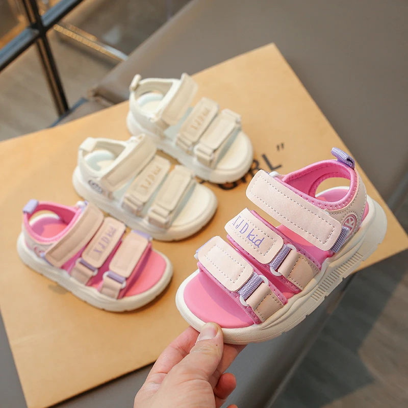 Girls Non Slip Summer Sandals Soft Sole Toddler Beach Shoes