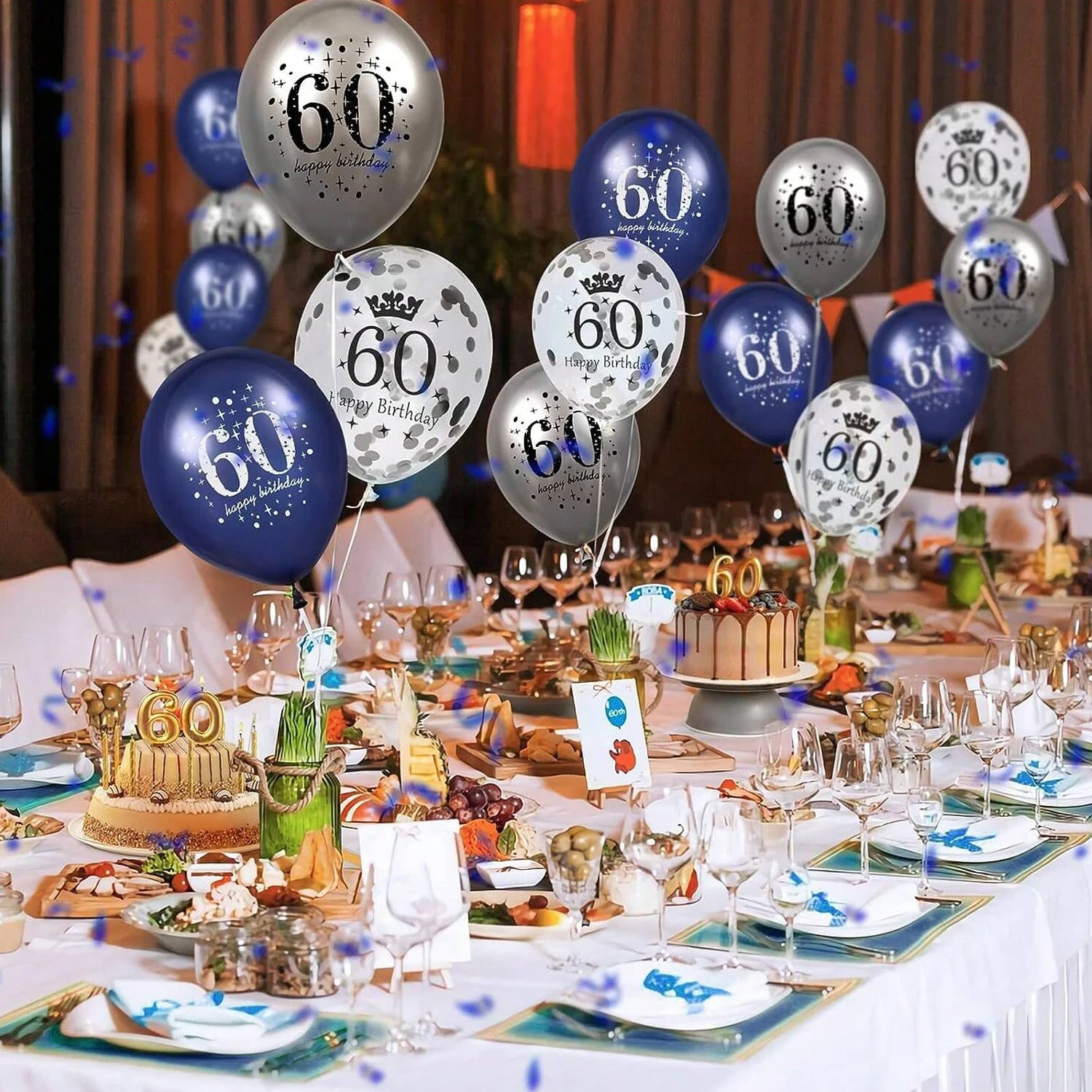 15 Stück 12 Zoll Latexballons für 18., 21., 30., 40., 50., 60., 70., 80. Geburtstag, Jubiläumsdekoration für Innen- und Außenbereich – Detail 8