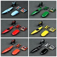 CM 1/64  Model Car Plastic Roof Accessories Toys Travel off-road Series with 1:64 Scale Bicycle, Kayak Model Kit (Without Cars) 1
