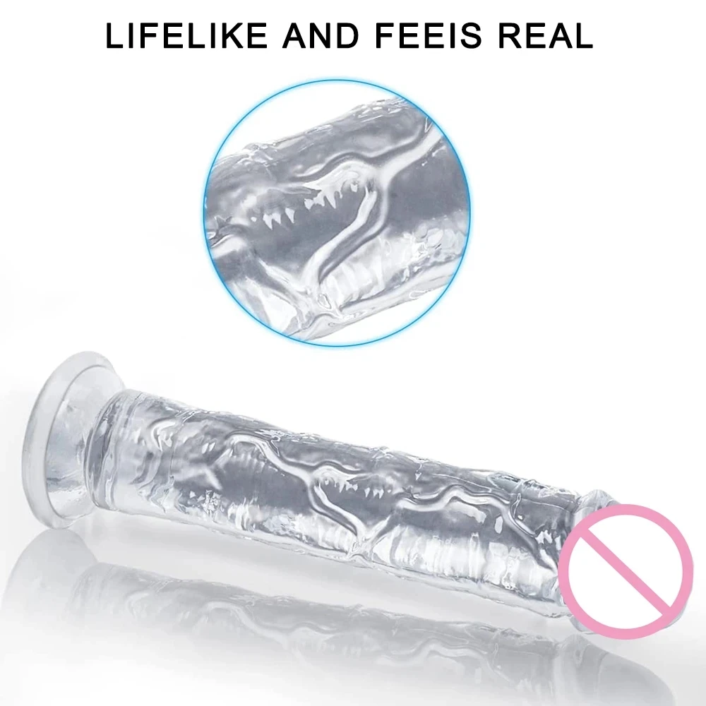 Sex Toys Dildo Jelly oversized Artificial female masturbation G-spot orgasm simulated