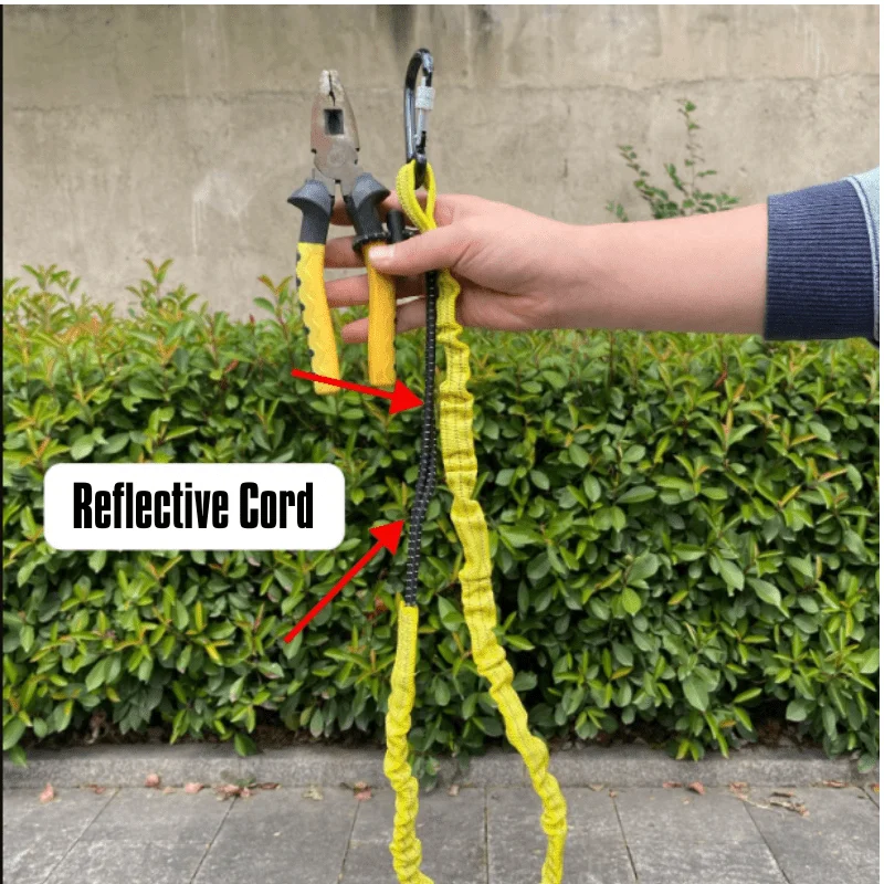 Heavy-Duty Black Tool Lanyard - Ensure Safety and Reliability