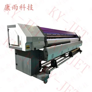 KYJET Large Format Printing Printer Equipment 3.2 Meters Outdoor Eco Solvent Printer Machine With Two Dx5 dx7 5113 xp600 Head