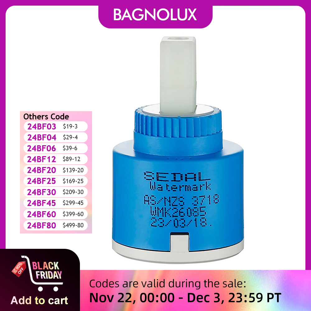 Faucet Cartridges 40/35/25mm Sedal Cartridge Mixer Low Torque Faucet Accessories Spindle Flat Base Free Rotation