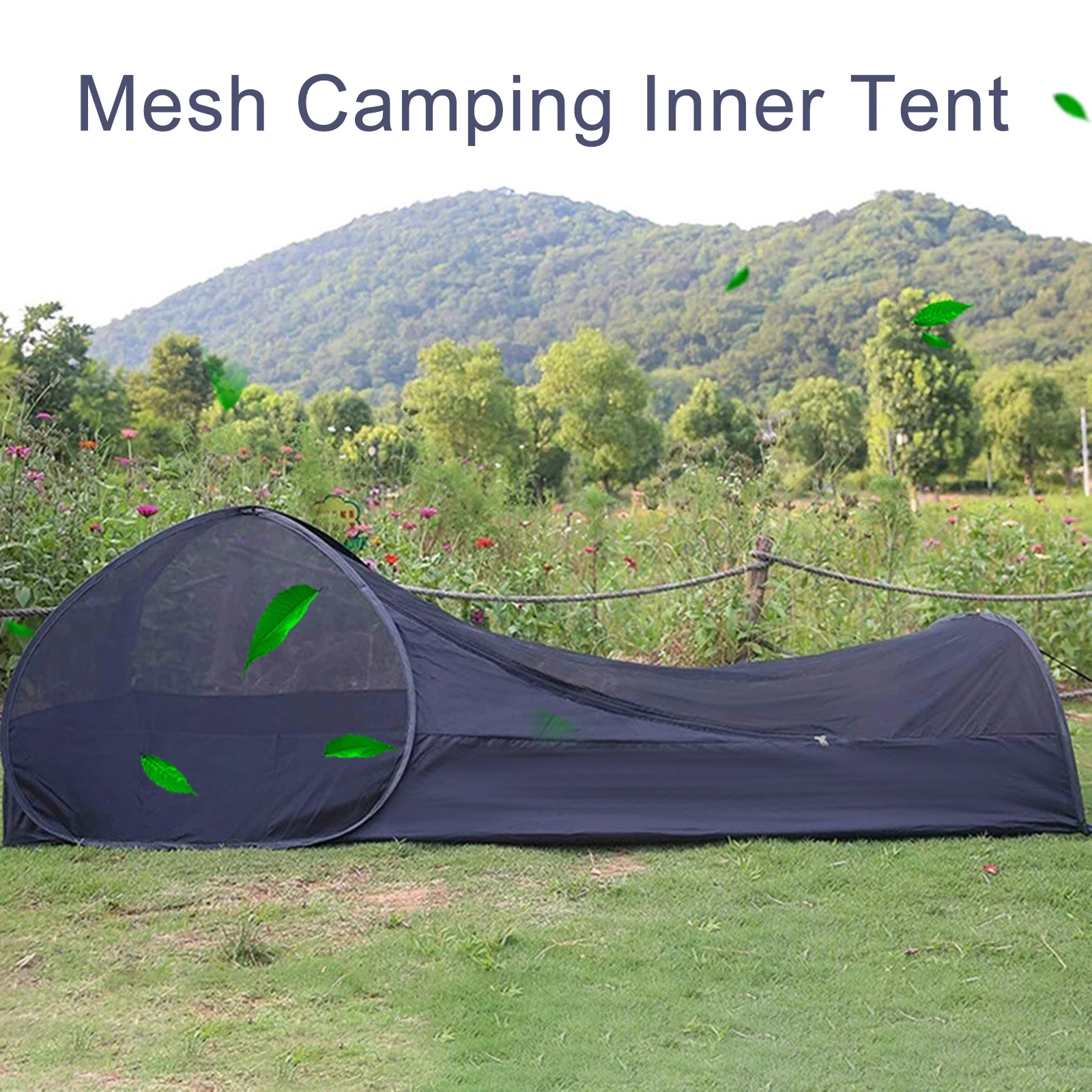 

1 Person Net Tent Mesh Camping Inner Instant Summer Tent For Outdoor Adventure Camping Tent Mosquito Net A-shaped Ultralight Te