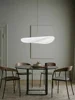 Minimalist Wabi Sabi Silk Pendant Lights Living Bedroom Bar Lustres Led Chandelier Loft Hanging Home Indoor Decor Lamps Fixtures 6