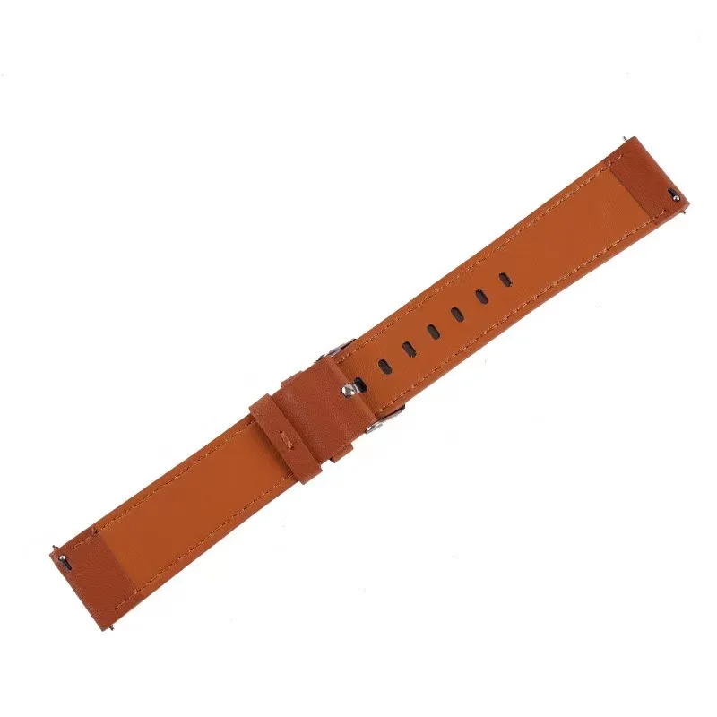 Premium Leather Sports Watch Band - Stylish Accessory Bracelet, 22mm