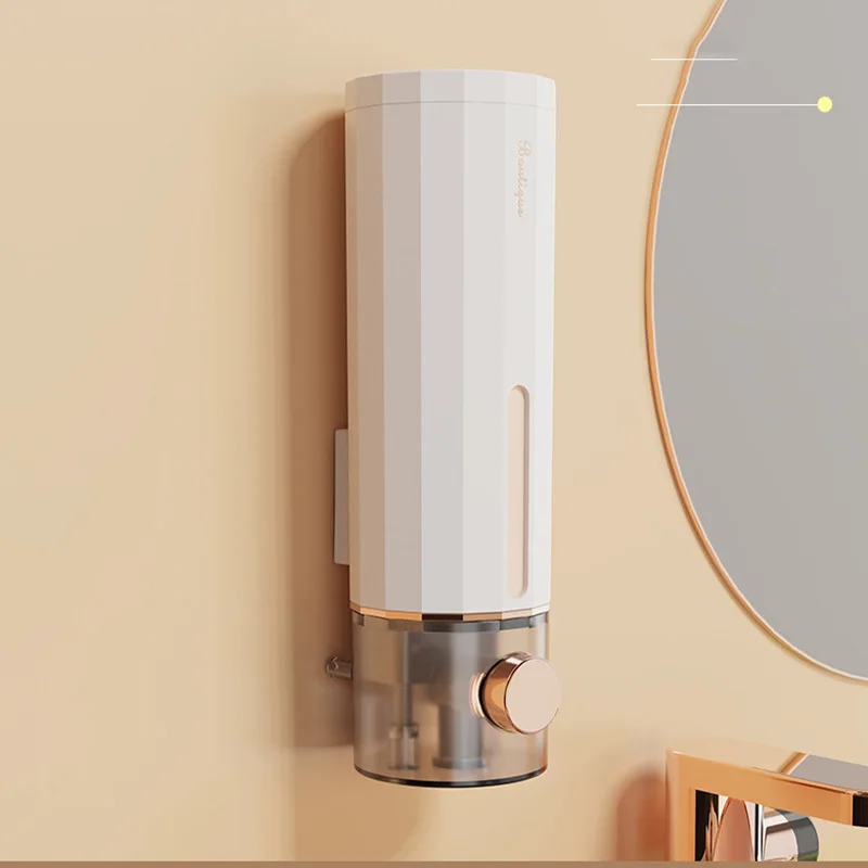 Soap Dispenser 450ml Wall Mounted Hand Sanitizer Pump Indoor Shower Shampoo Caddy Lotion Shower Gel