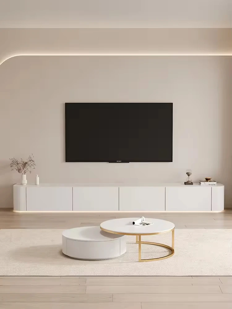Intelligent Remote Control TV Stand High-Tech Laser TV Cabinet