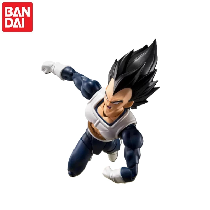 재고 있음 100% 오리지널 반다이 S.H.Figuarts SHF 베지터 올드 배틀 슈트 드래곤 볼 Z 애니메이션 액션 컬렉션 피규어 모델 장난감