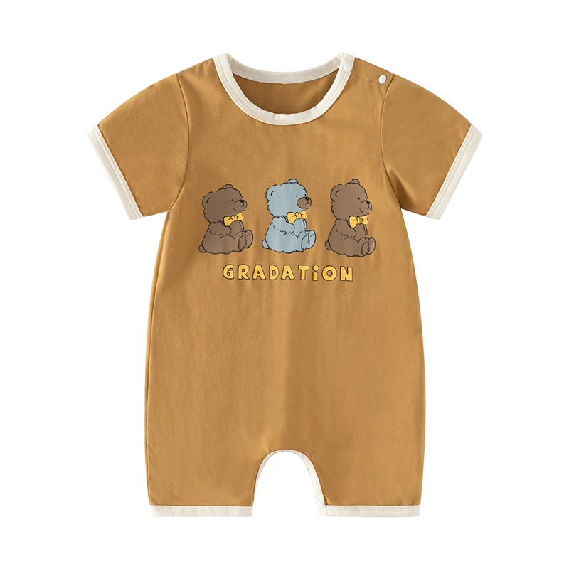 여름 반팔 점프 수트, 여름 남성 의류,  여성 의류, 여름 맨투맨, 얇은 크롤링 의류