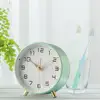 Retro Analog Alarm Clock with Night Light Battery Operated Silent Snooze Function Alarm Clock Bedroom Supplies 4