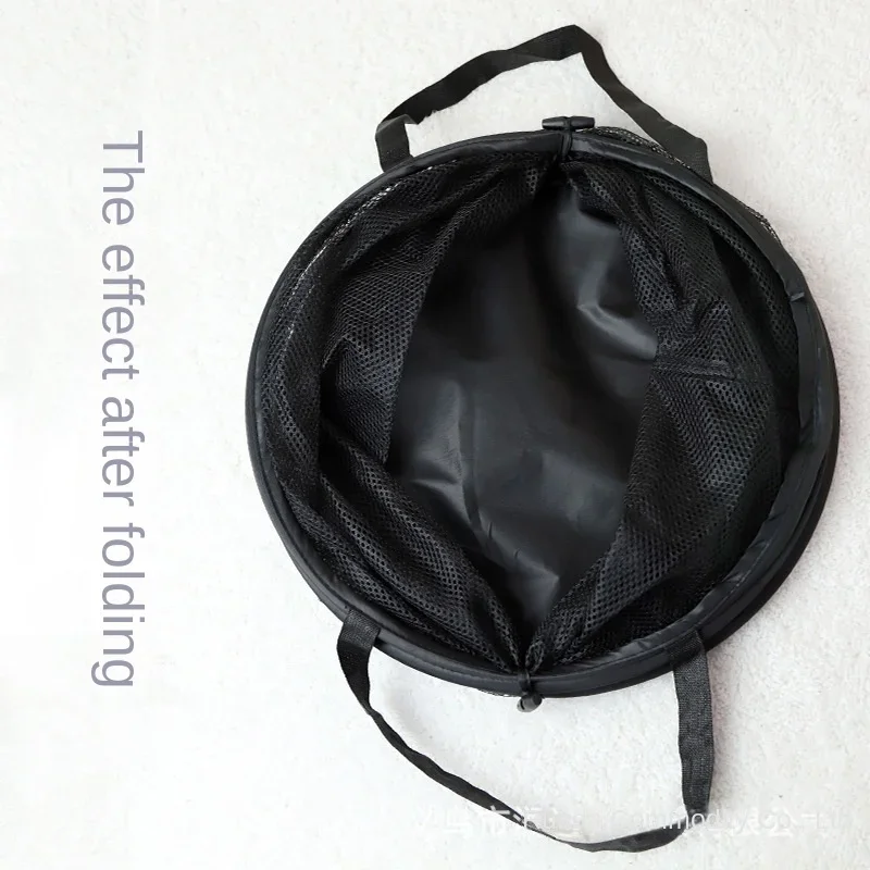 Large Oxford Foldable Dirty Cloth Basket Convenient Floor standing Mesh Breathable Handheld Cloth Foldable Storage Basket 3