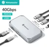 Yottamaster 20V 6.5A DC Port 8K@30Hz USB 3.2 Gen2 HUB Thunderbolt 4 Type C to HDMI-compatible Adapter Type C Docking Station