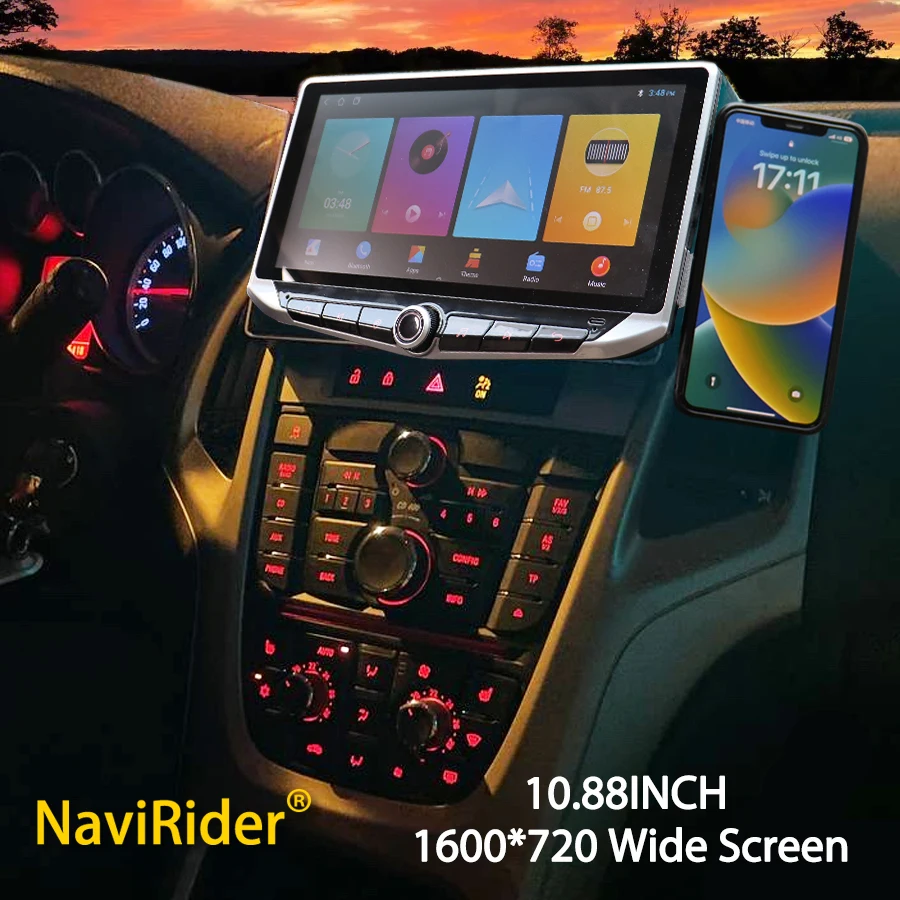 Android 14 Qled Screen For Opel Astra J Buick Excelle