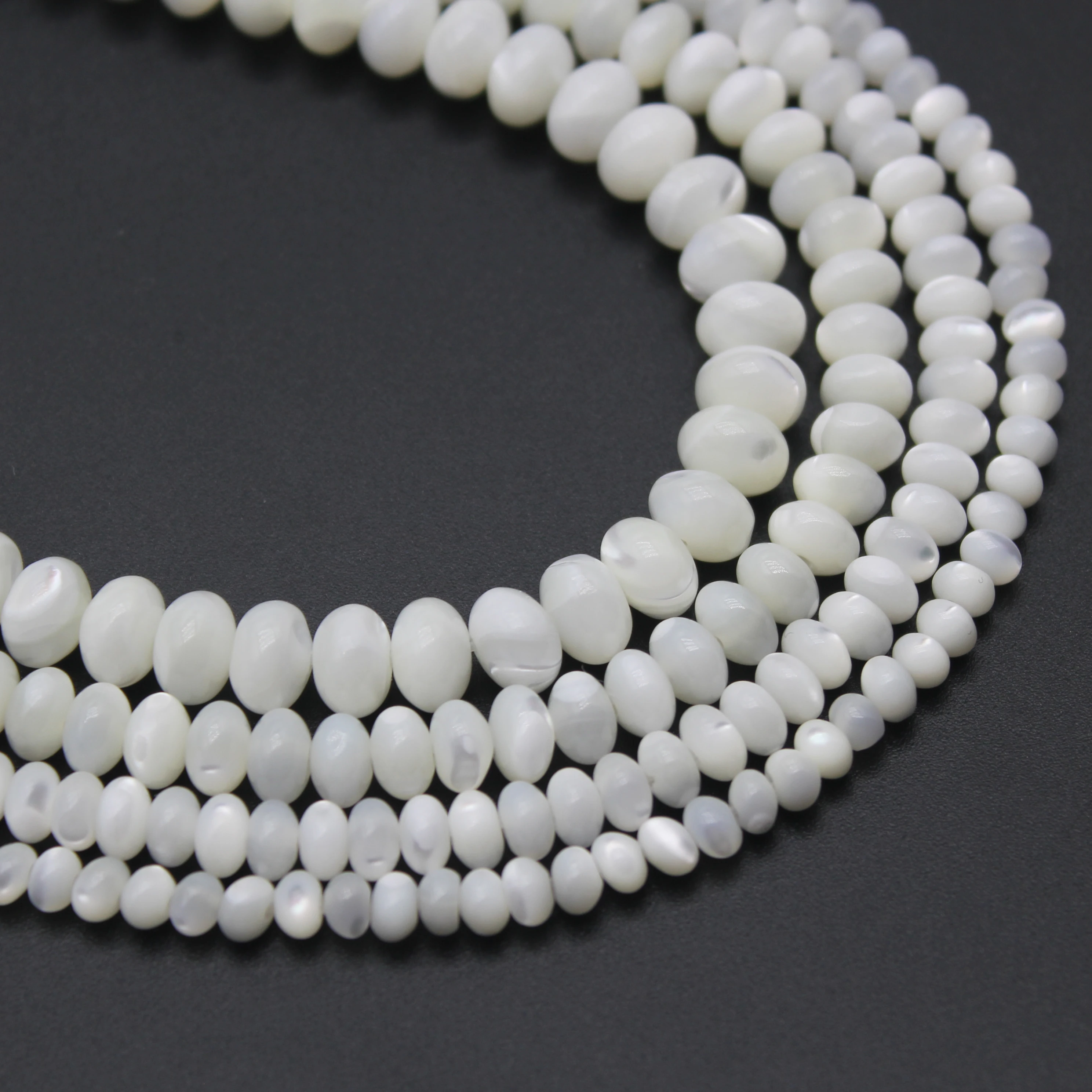 

Natural White Shell Mother Of Pearl Septal Beads Jewelry For Pendant Making DIY Necklace Earring Bracelet Handmade Accessories