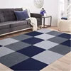 Self Adhesive Carpet Floor Tiles Sticker 50/100Pcs Square Rugs Peel and Stick Mat Used for Office Floor Anti Slip Home Decor Mat 4