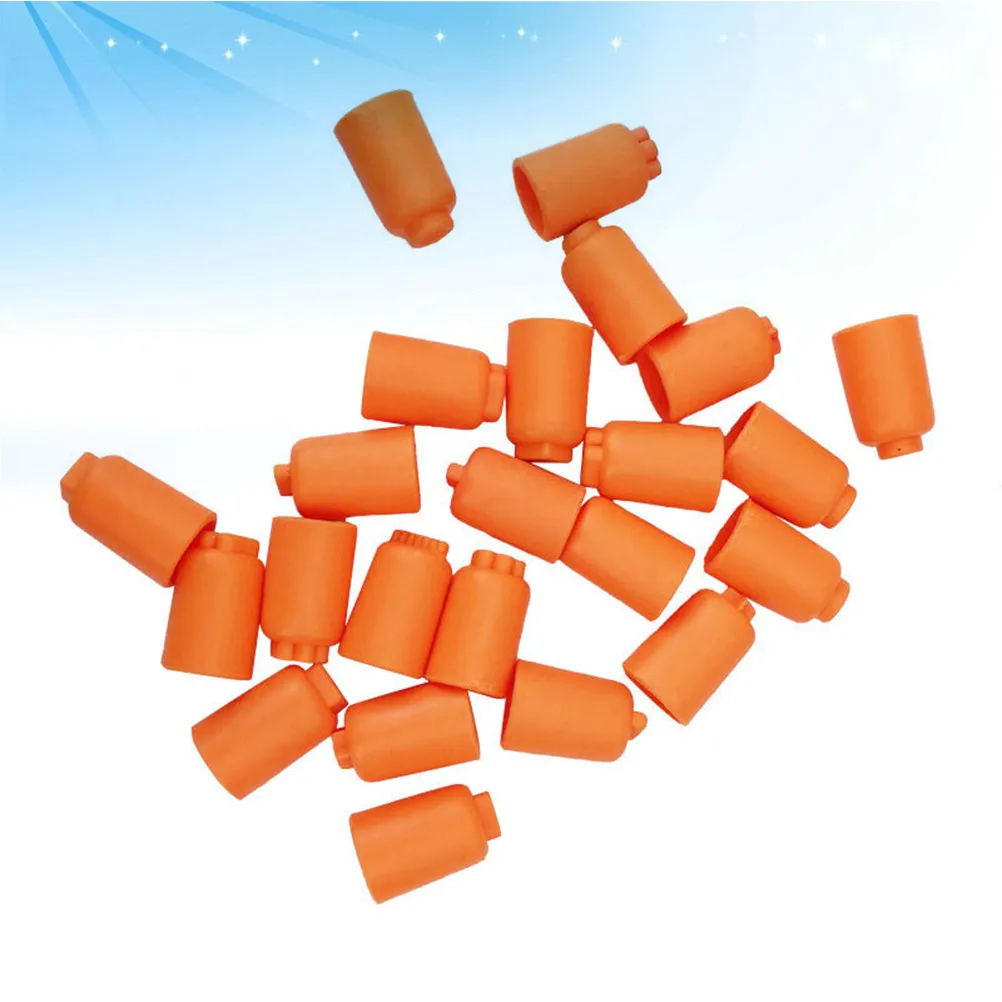 24Pcs 핑거 다우버 페인팅 도구 어린이를위한 부드러운 고무 스탬프 어플리케이터 미술 공예 잉크 블렌딩 드로잉