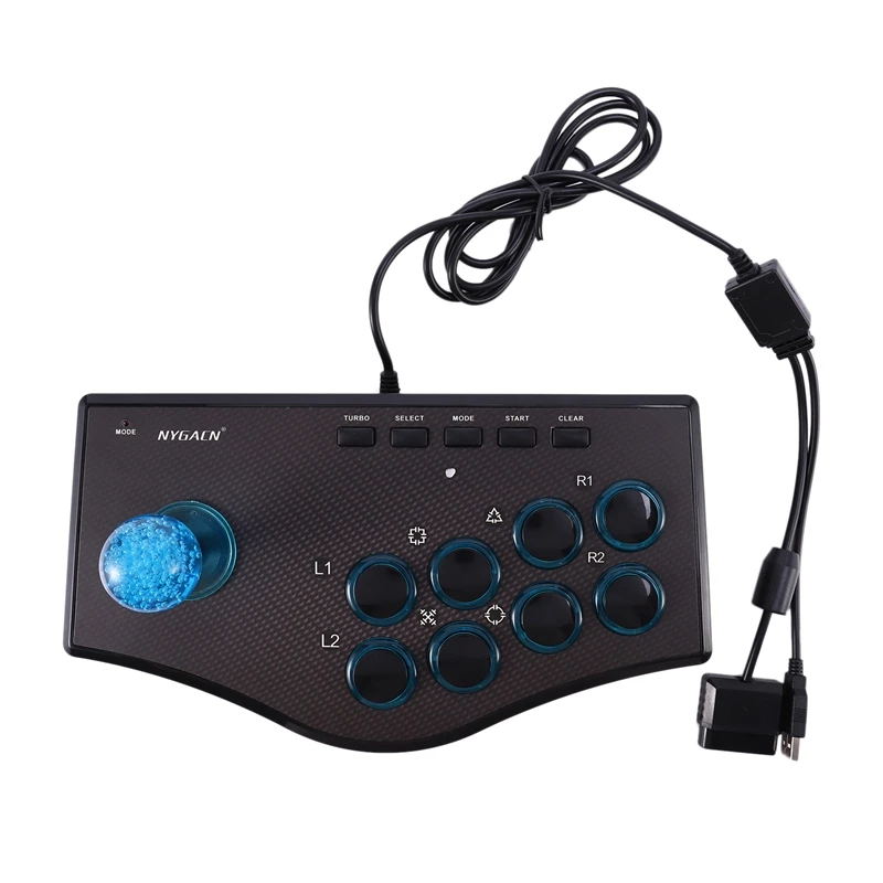 Retro Arcade Game Rocker Controller Joystick Usb Per Ps2/Ps3/Pc/Android Smart Tv Vibratore Integrato Joystick A Otto Direzioni