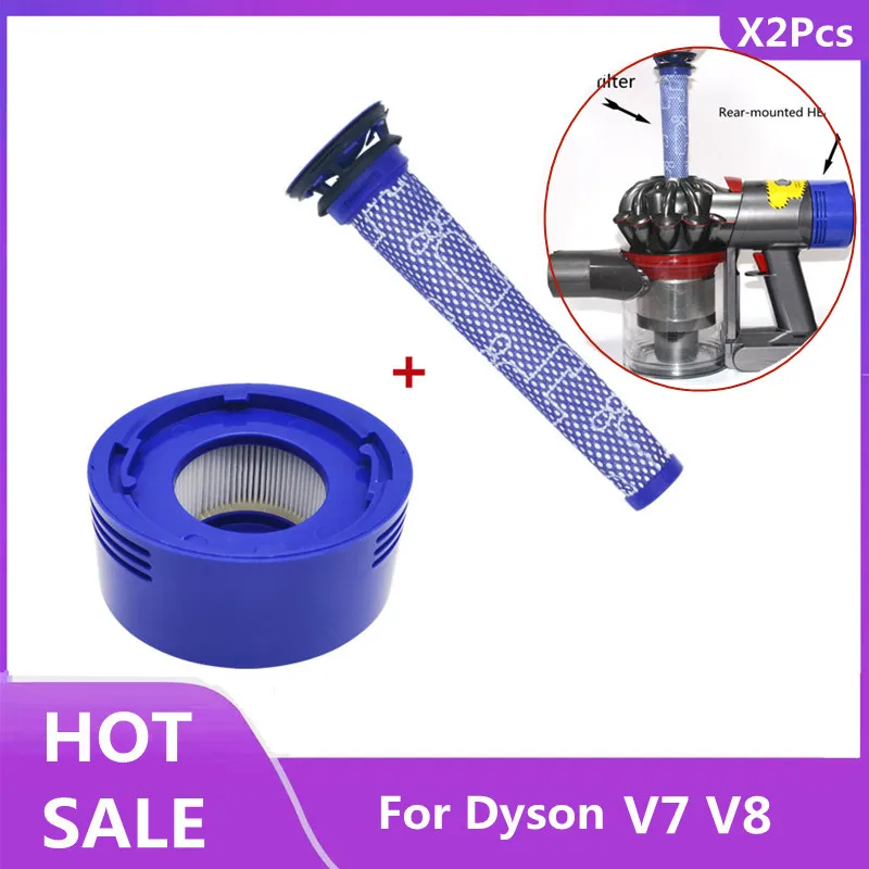 Filtre Dyson de rechange HEPA compatible pour aspirateurs Dyson V7