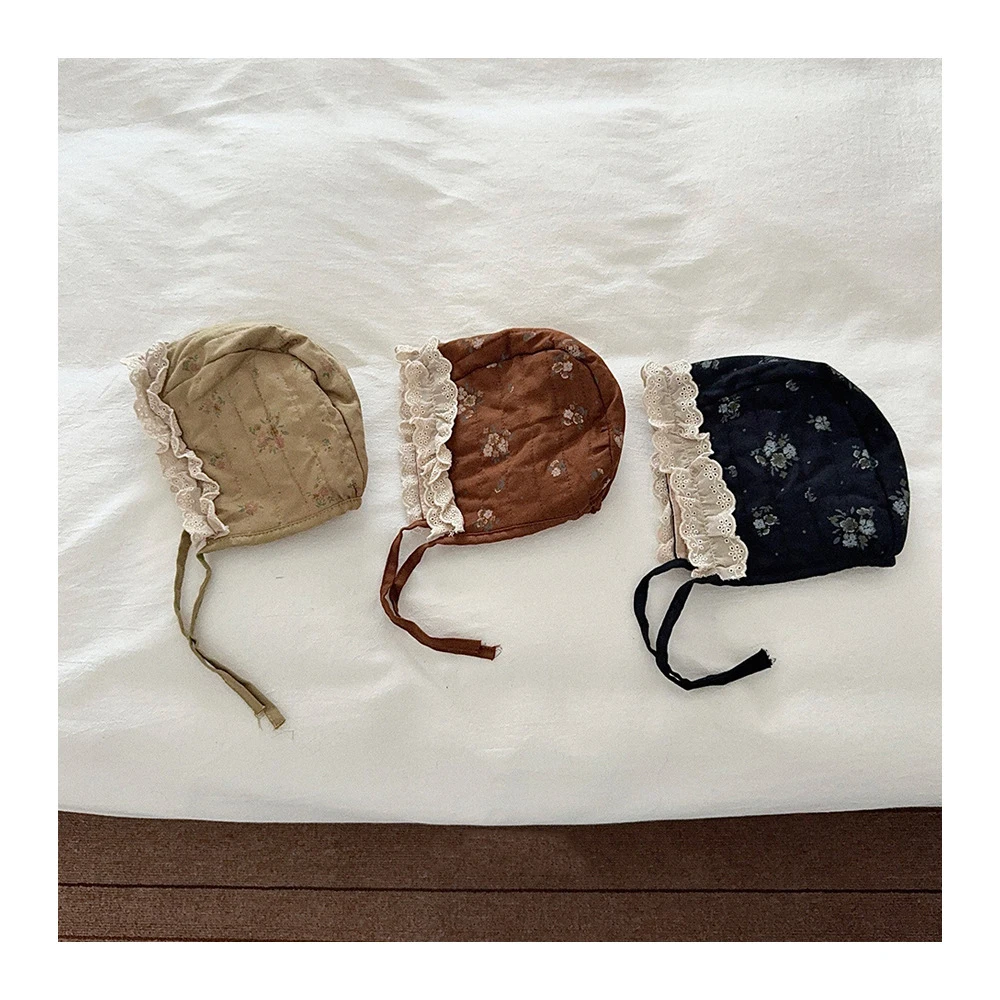 Cute Floral Winter Kids Hat Ear Protection