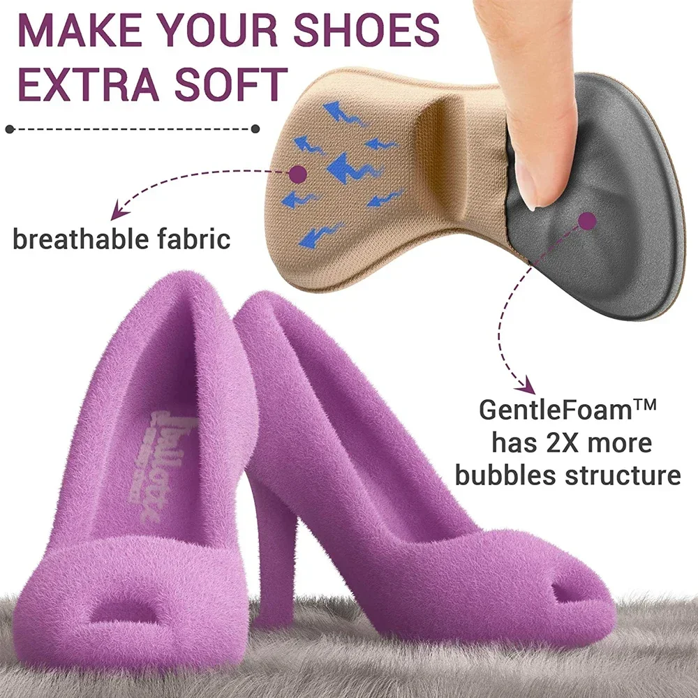 1/5Pairs Inss Patch Pain Relief Anti-wear Cushion Pad Feet Care Heel Protector Adhesive Back Sticker Shoes Insert_voghion.com