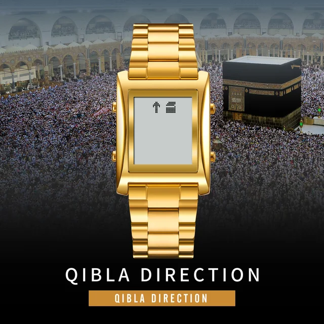 Parfait Horloge, montre pour la Prière avec Qibla – Image 2