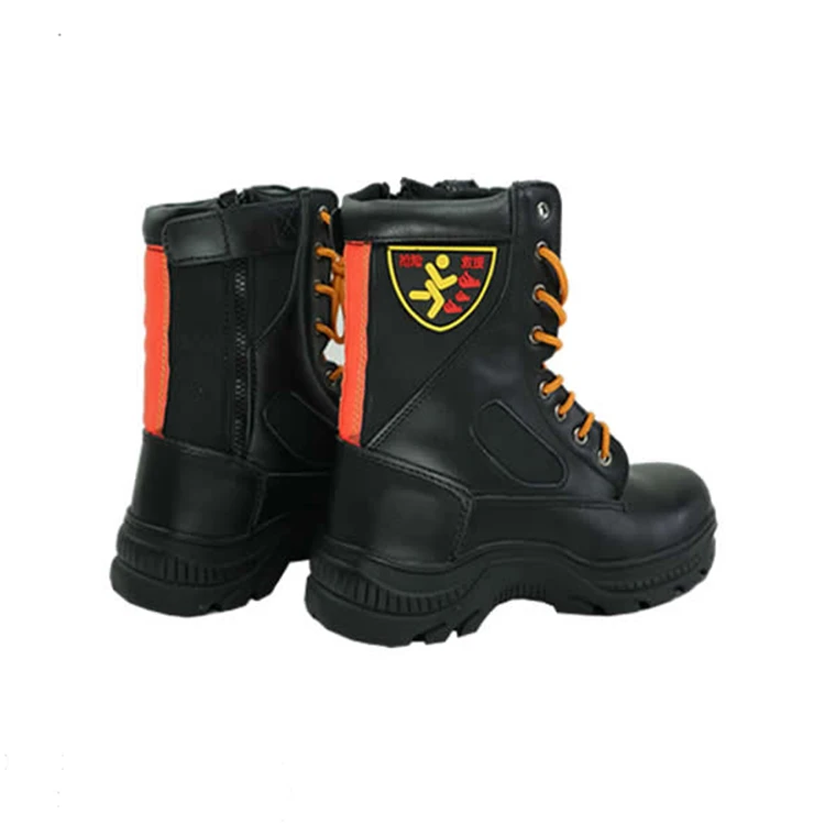 Flame Retardant Anti- Puncture Fireman Rescue Safety Protective Boots