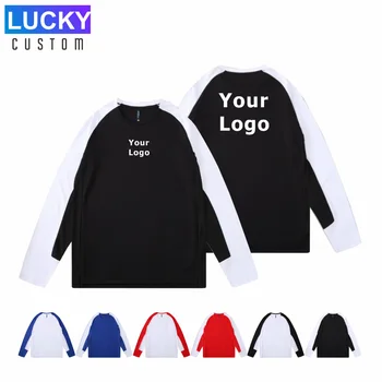 Sport Corsa a maniche lunghe Girocollo Camicie T-shirt da jogging per uomo Top personalizzati Uomini e donne larghi Abbigliamento sportivo ad asciugatura rapida