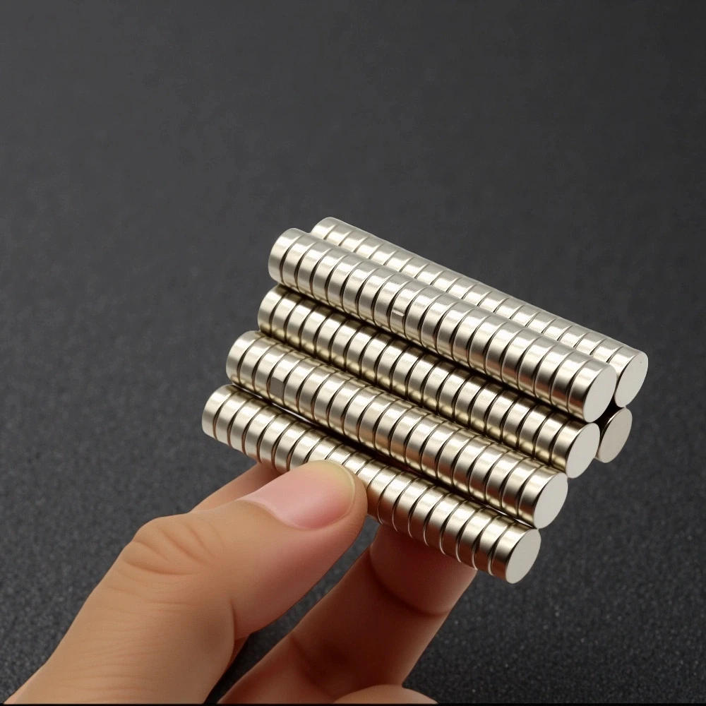 8x3mm Superstarker Magnet N35 Runder Magnetischer NdFeB Neodym-Magnet Leistungsstarke Scheibenmagnete Kühlschrankmagnete ﻿ – Detail 4