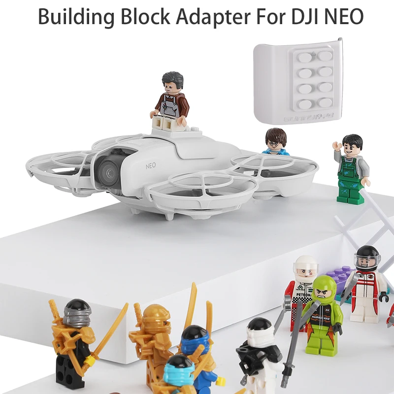 Building Block Toy Extension Adapter Parts For DJI Neo Toy Kits Fun Assembly Following Shooting For DJI Neo Drone Accessories