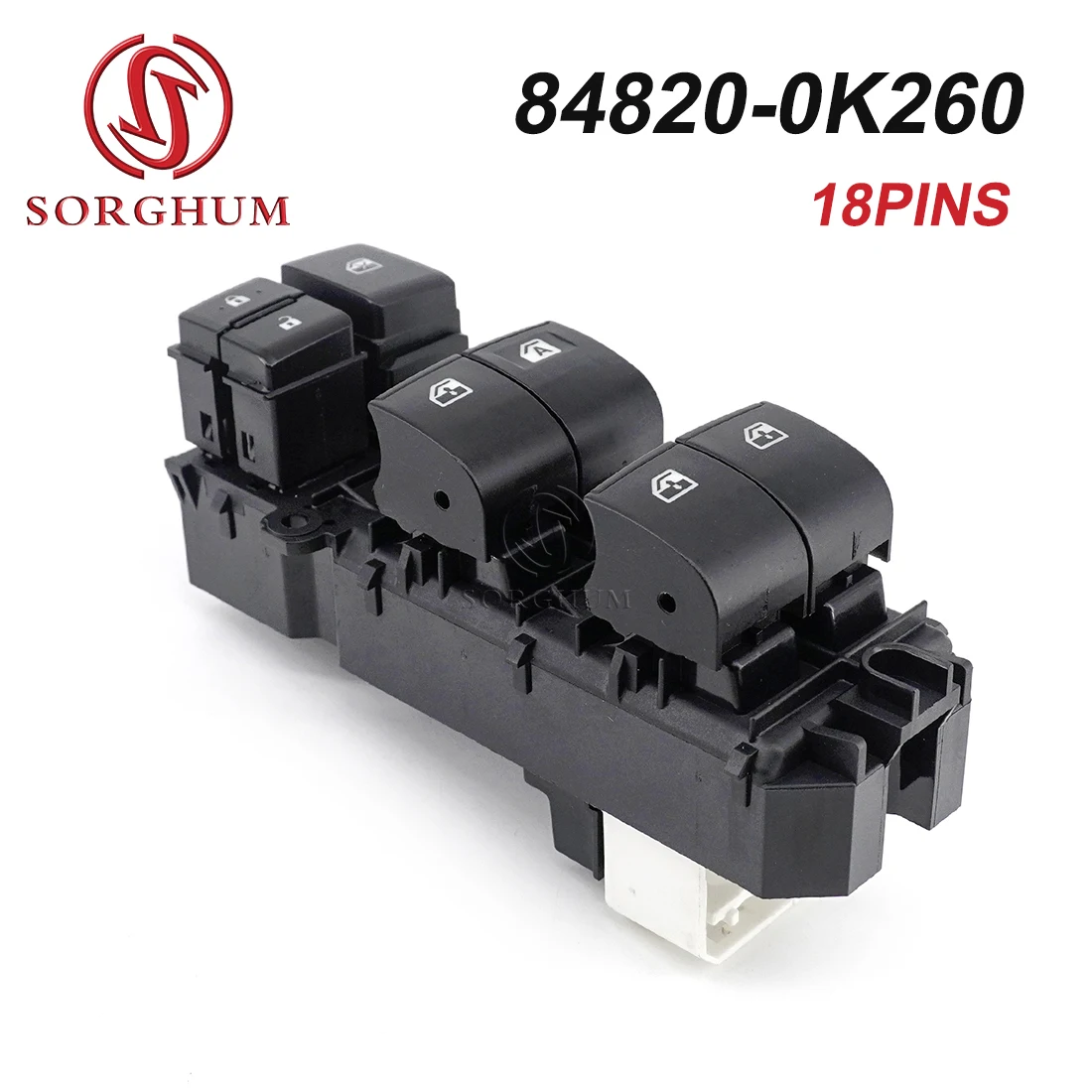 

SORGHUM 84820-0K260 For TOYOTA HILUX MK8 AN120 2017 Electric Window Switch Lifter Control Regulator Front Right Door RHD Driver