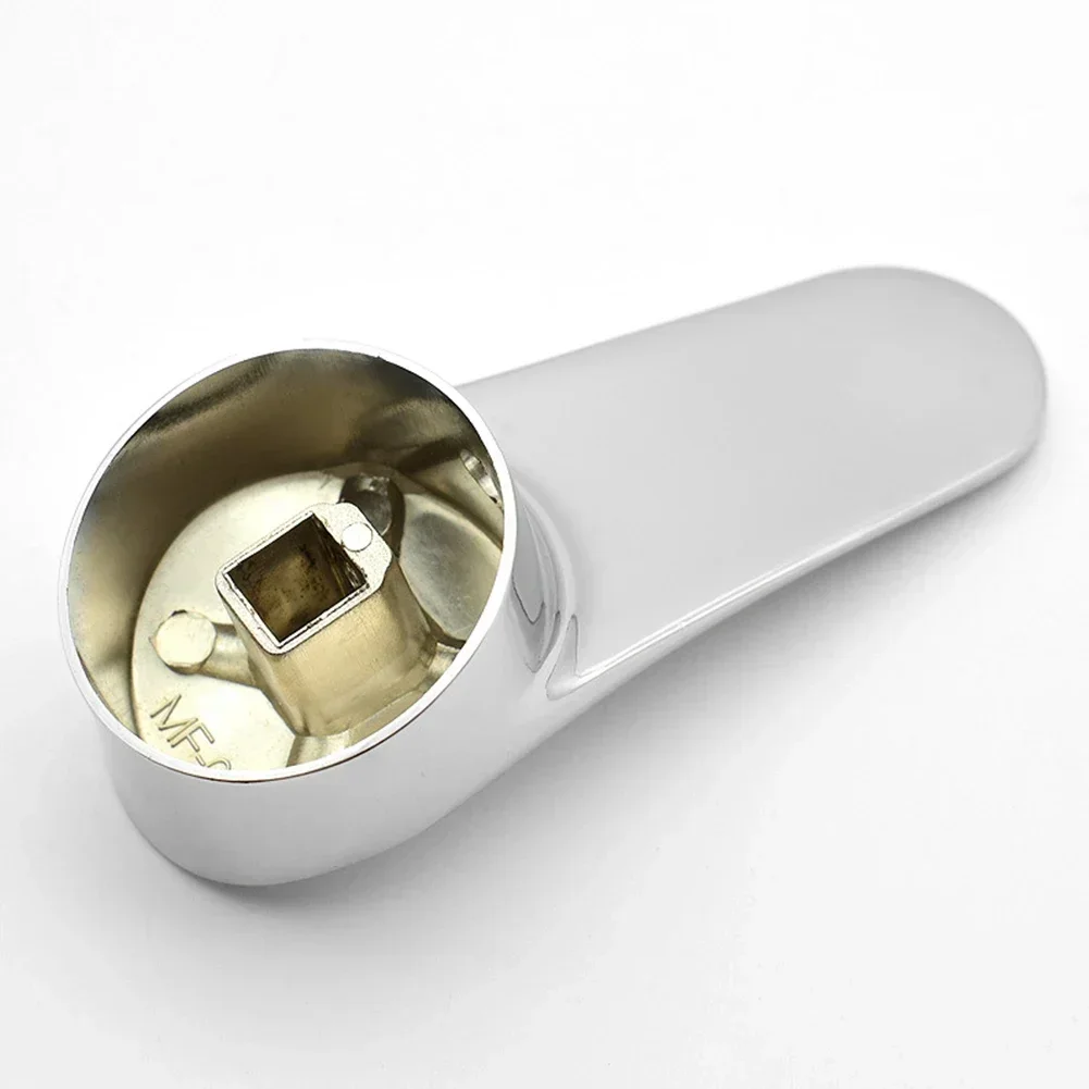 Faucet Handle Switch Valve Core Bathroom Replacement Plated Taps 35/40mm Cartridge Spool Faucet Single Metal Lever faucet handle