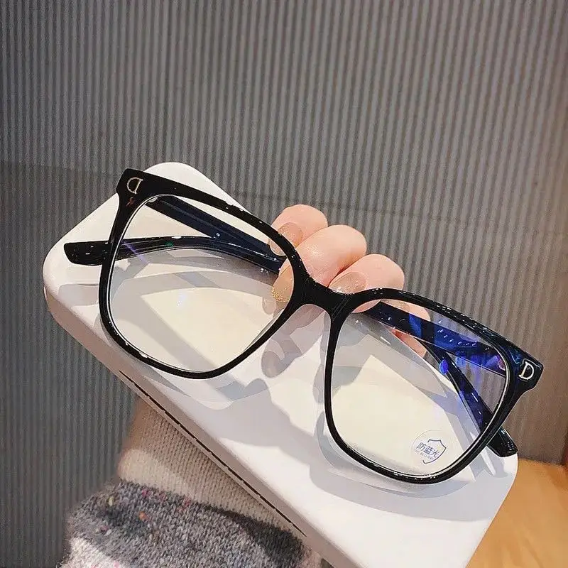 Women's Finished Myopia Glasses Trendy Anti-blue Light Optical Computer Eyewear Unisex Fashionable Minus Diopter Glasses 0~ -6.0 - 3