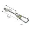 1 Pair Swing Hanger Thread Hook Playset Playground Yoga Metal Heavy Duty Seat Safety Locking Ceiling Mount 6
