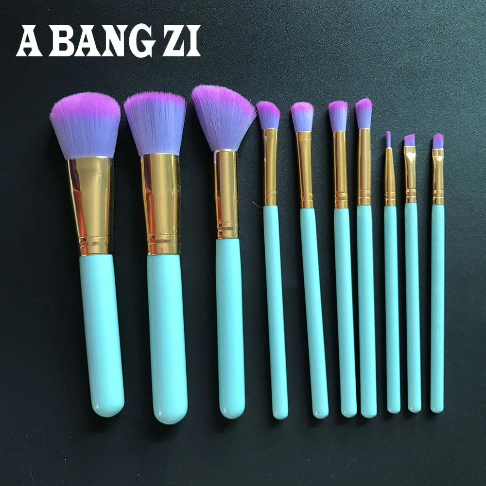 

10pcs kabuki makeup brushes set