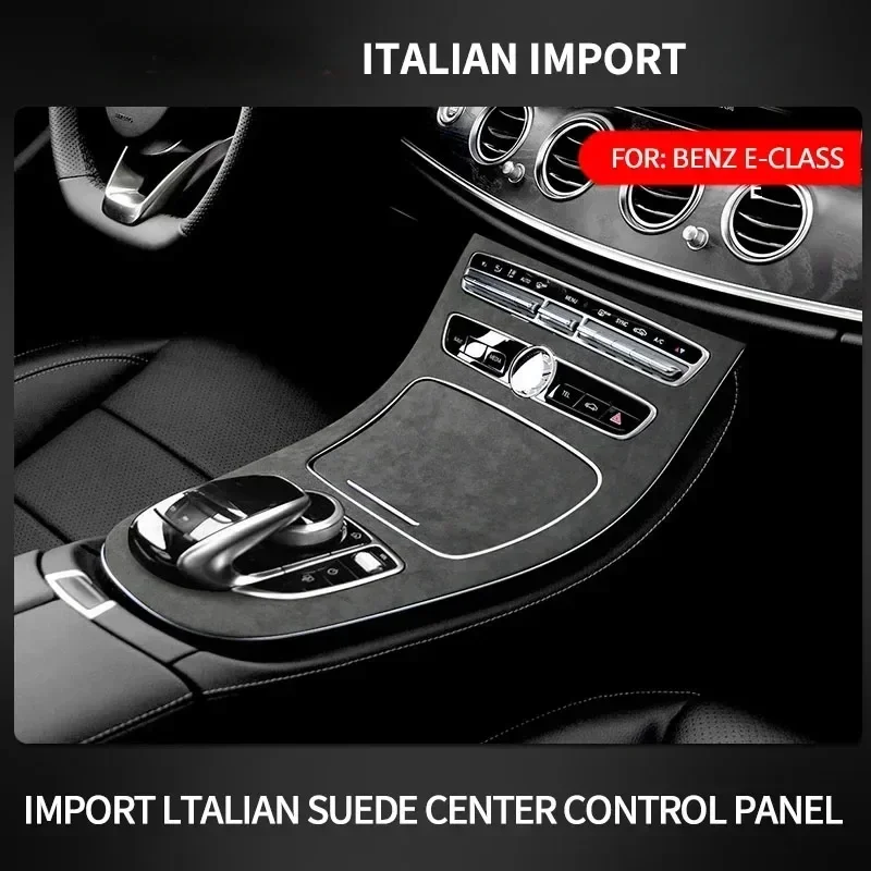 

For Mercedes Benz E Class W213 2016 2017 2018 Car Central Gear Shift Panel Sticker Trim Cover Pad Protect Shell Cap
