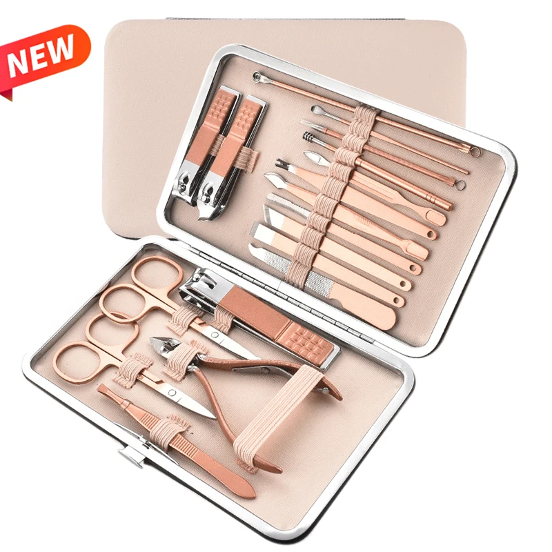 Manicure Set Acrylic Nail Kit Nail Clipper Tool Set Semi Permanent Extension Nails Gel With UV Lamp Nail drill Machine Tool kit 4