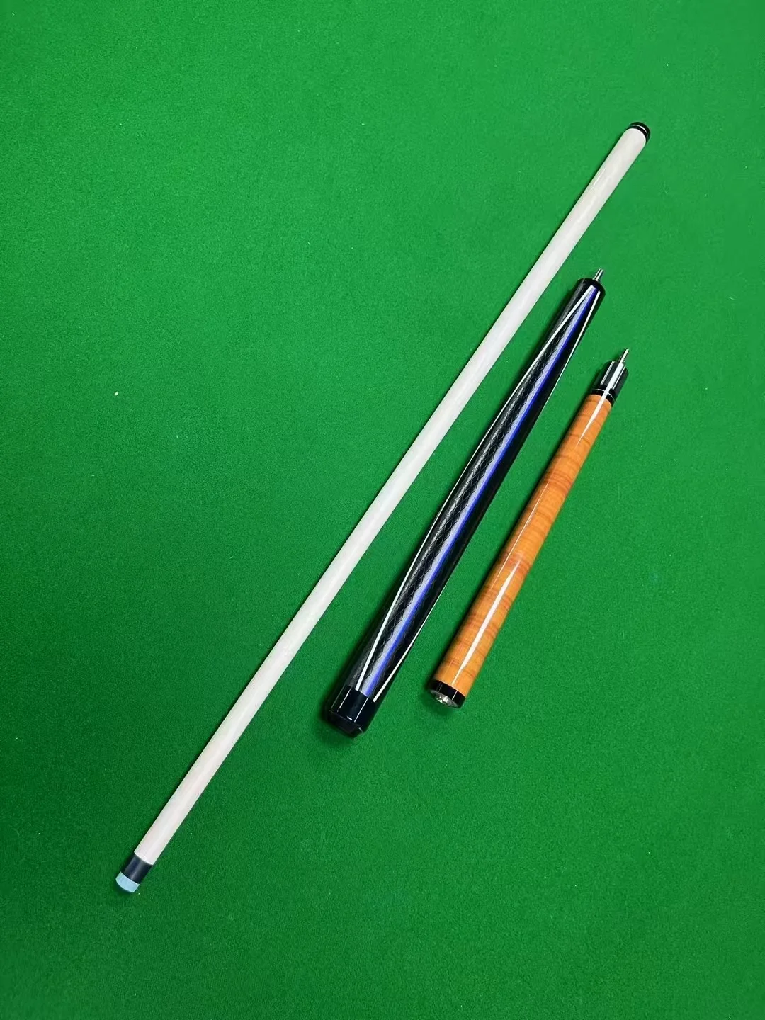 13.5mm Maple Wood 3-Piece Pounch Break Jump Pool Billiard Cue Stick for Pool Game Adult Starters woman man