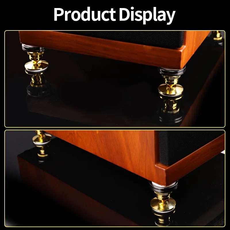 Speakers Stand Foot Spikes Mount Loudspeaker Box Nails Pads Shockproof 4PCS
