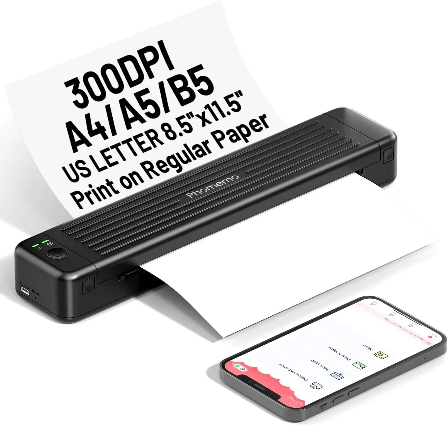 phomemo-p831-wireless-portable-printer-300dpi-bluetooth-thermal-printer