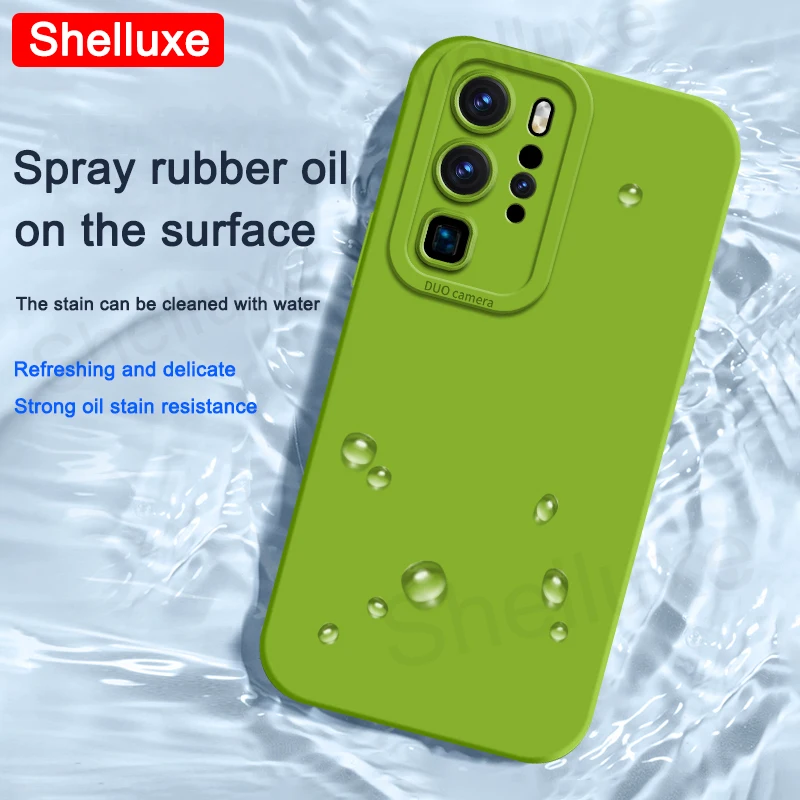 Elegant Square Liquid Silicone Soft Phone Case - Premium Protection