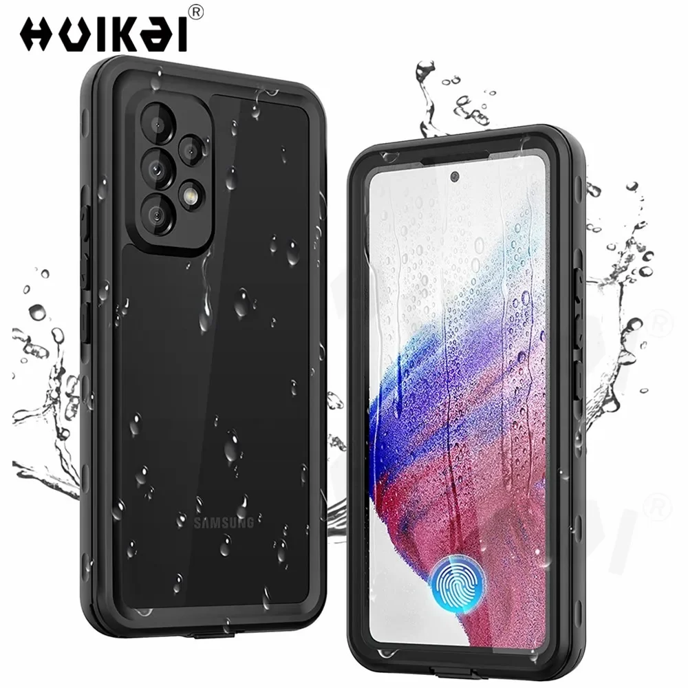  for Samsung Galaxy A14 5G Phone Case, Waterproof Case with  Built-in Screen Protector, Full Body Dustproof Shockproof Rugged Heavy Duty  Protection Case with Cell Phone Ring Holder for Samsung A14 5G 