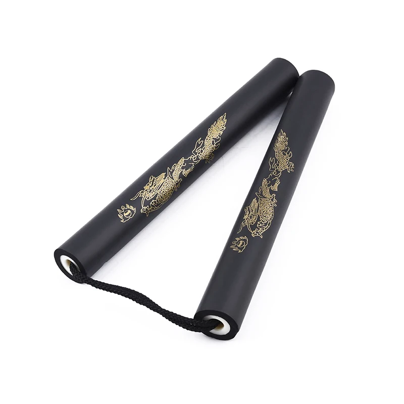 2pcs/lot Martial Arts Nunchaku Foam Children nunchucks stainless steel sticks kung fu Trainer For Beginners foam nunchakus