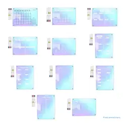 Magnetic Calendar Whiteboard Fridge Weekly Monthly Planner Calendar for Kitchen Grocery Shopping List To-do-list DropShipping