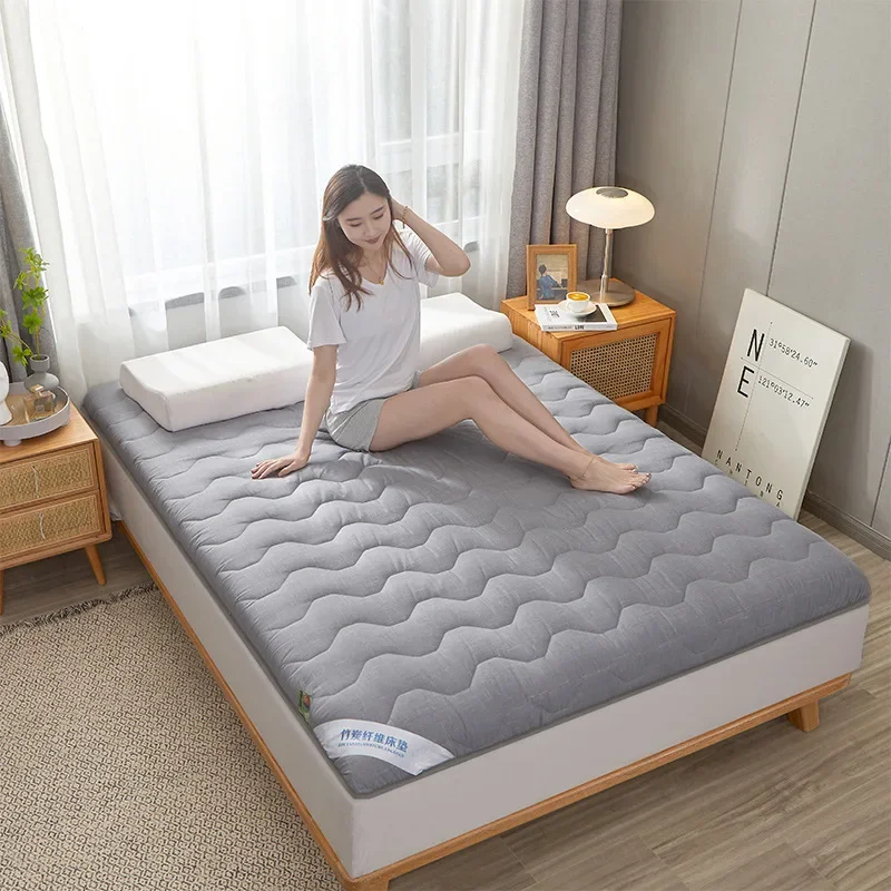 Formtheo Sleeping Hard Foam Summer Thick Bamboo Charcoal Biber Foldable Mattress Topper Made 135*190 140*200cm