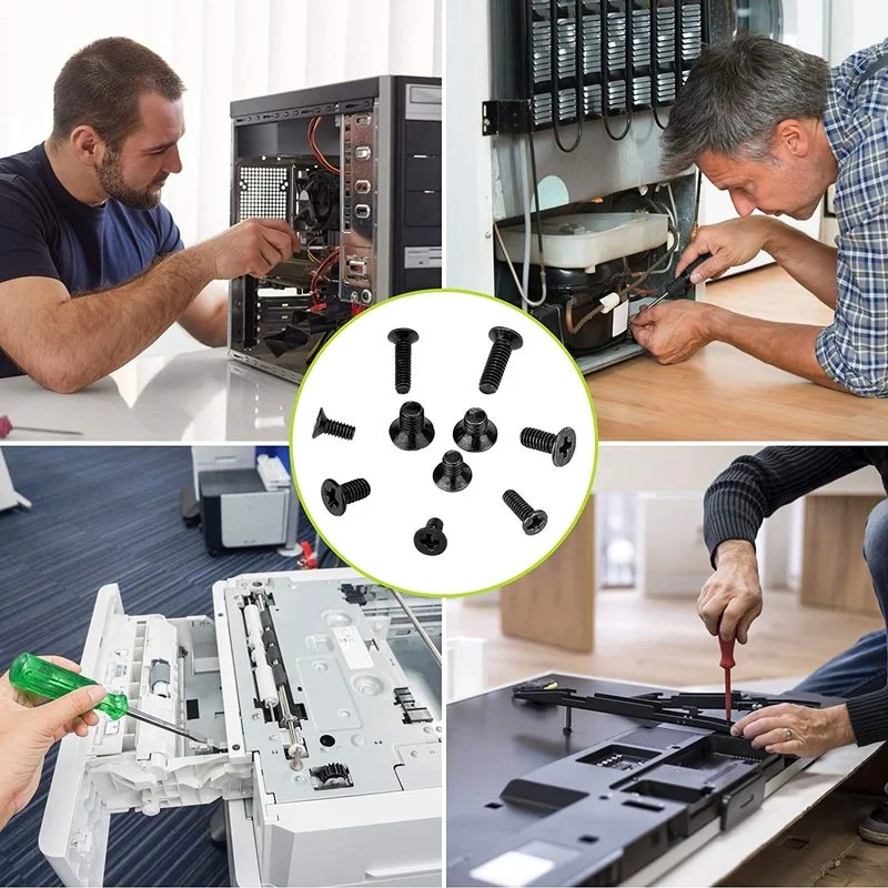 500PCS Laptop Notebook Computer Repair Screws Kit for Lenovo Samsung HP IBM Hard Disk SATA Computer Notebook Laptop Screws