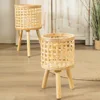 Bamboo Flower Pot with Stand 6